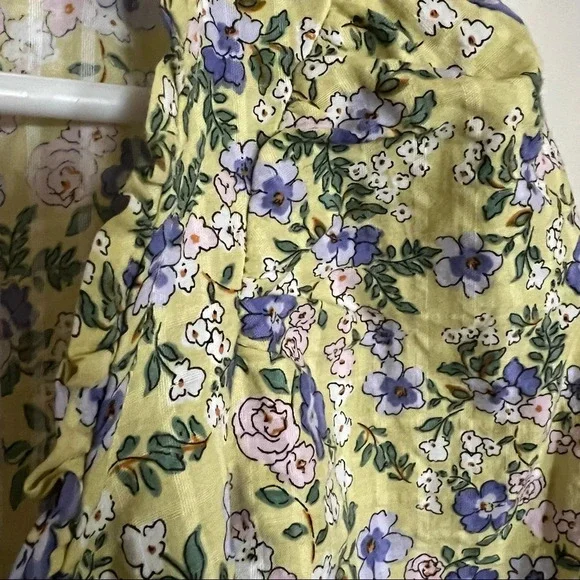 New Floral TopShop Cropped Blouse - Picture 7 of 8